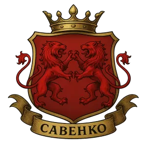 Герб семьи Савенко
