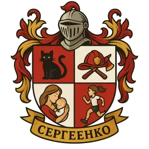 Герб семьи Сергеенко