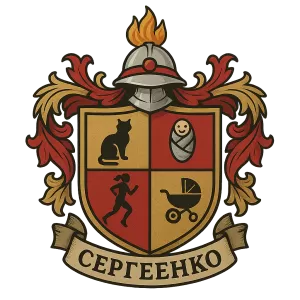 Герб семьи Сергеенко