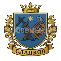 Герб семьи Сладков