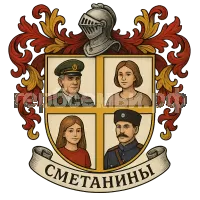 Герб семьи Сметанин