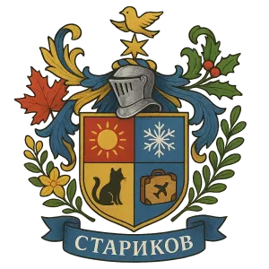 Герб семьи Стариков