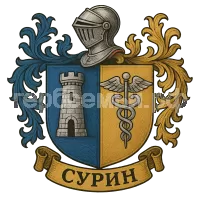 Герб семьи Сурин