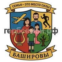Герб семьи Баширов