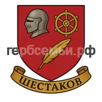 Герб семьи Шестаков