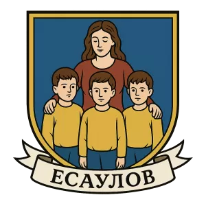 Герб семьи Эсаулов