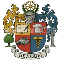 Герб семьи Беловы