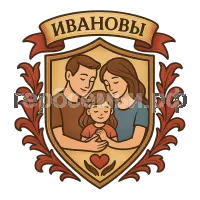 Герб семьи Ивановы