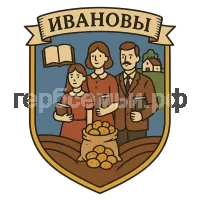 Герб семьи Ивановы