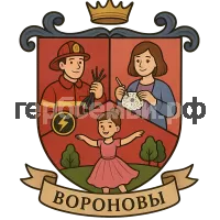 Герб семьи Вороновы