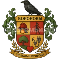 Герб семьи Вороновы
