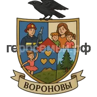 Герб семьи Вороновы