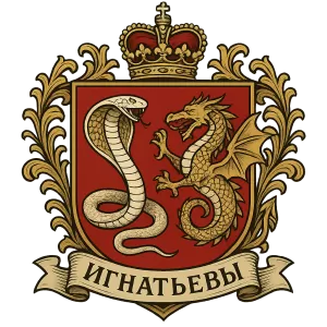 Герб семьи Игнатьевы