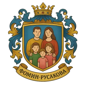 Герб семьи Фомин Русакова