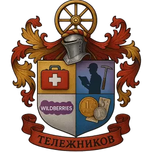 Герб семьи Тележников