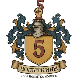 Герб семьи Попыткины