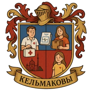 Герб семьи Кельмаковы