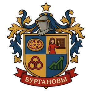 Герб семьи Бургановы