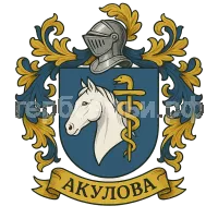 Герб семьи Акулова