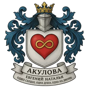 Герб семьи Акулова Евгений Наталья