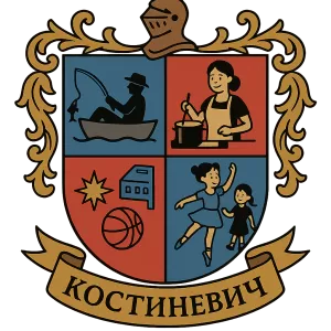 Герб семьи костиневич