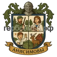 Герб семьи Анисимовы
