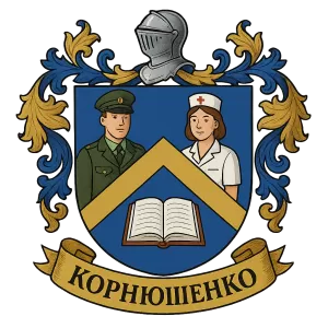 Герб семьи Корнюшенко