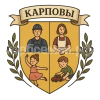 Герб семьи карповы