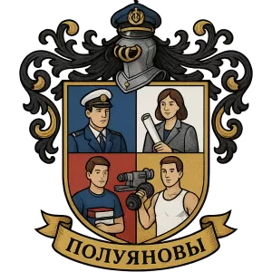 Герб семьи Полуяновы