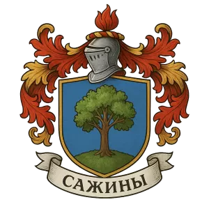 Герб семьи Сажины