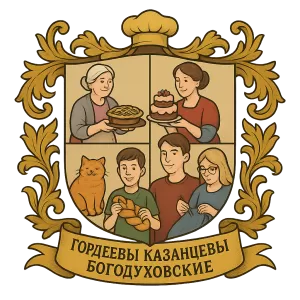 Гербы семьи Гордеевы Казанцевы Богодуховские
