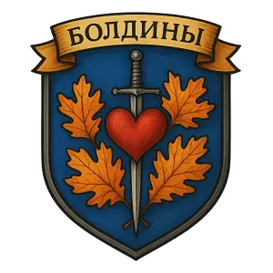 Герб семьи Болдины