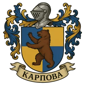 Гербы семьи карпова