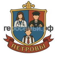 Герб семьи Петровы