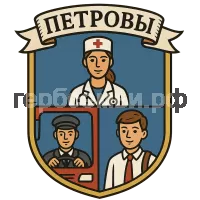 Герб семьи Петровы