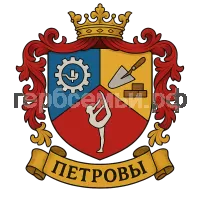 Герб семьи Петровы