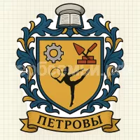 Герб семьи Петровы