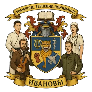 Герб семьи Уважение, Терпение, Понимание