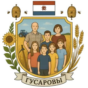 Герб семьи гусарова