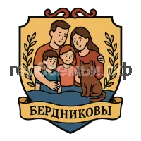 Герб семьи Бердников