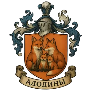 Гербы семьи Адодины