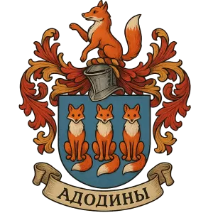 Герб семьи Адодины