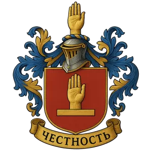 Герб семьи Честность