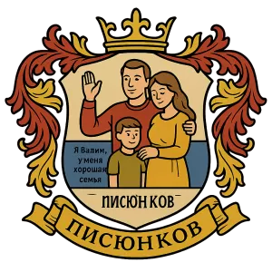 Герб семьи Писюнков