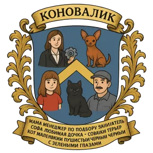 Герб семьи Коновалик