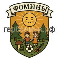 Герб семьи Фомины