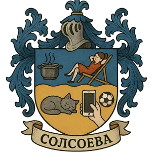 Герб семьи Солсоева