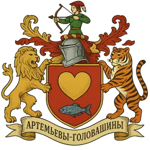 Герб семьи Артемьевы+Головашины