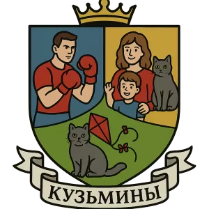 Герб семьи Кузьмины