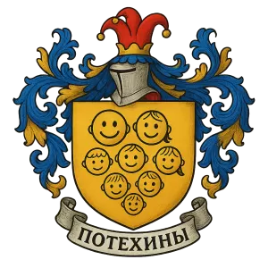 Герб семьи Потехины